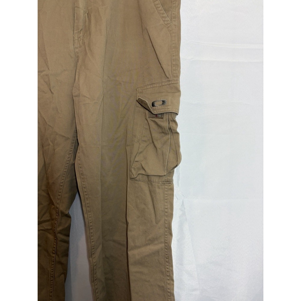 Oakley Cargo Fit Khaki Pants Men 34x30 Y2K Ripstop Tactical Utility Outdoor - Picture 6 of 16